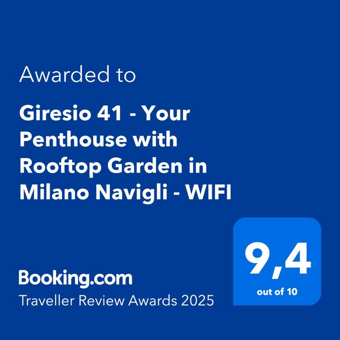 Giresio 41 - Your Penthouse With Rooftop Garden In Milano Navigli - Wifi 외부 사진